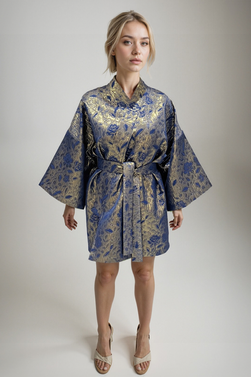'OPERA NIGHT' JACQUARD KIMONO