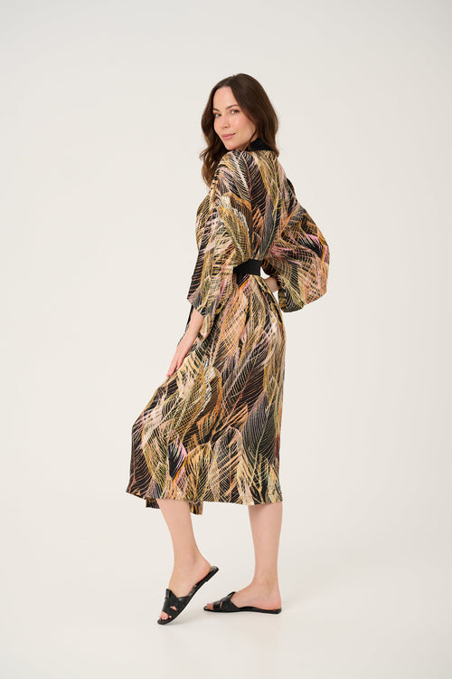 WOMEN'S KIMONO 'FLAMME' MADE OF VISCOSE