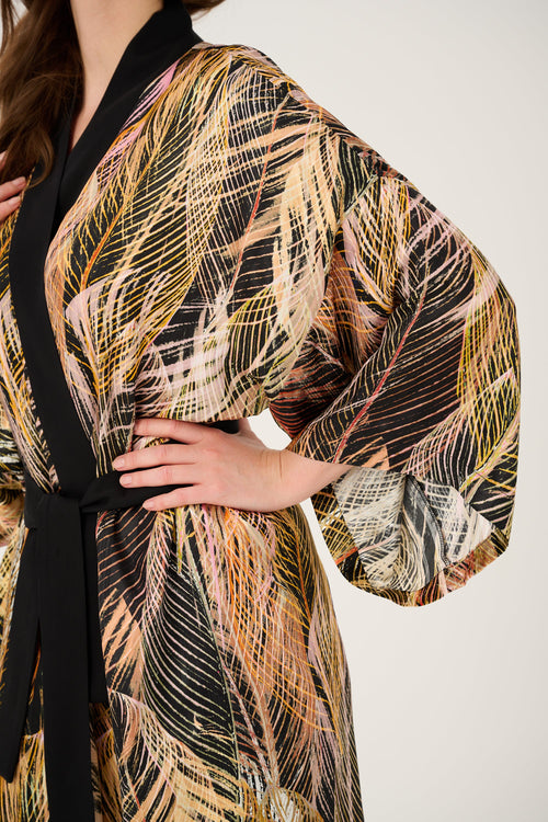 WOMEN'S KIMONO 'FLAMME' MADE OF VISCOSE