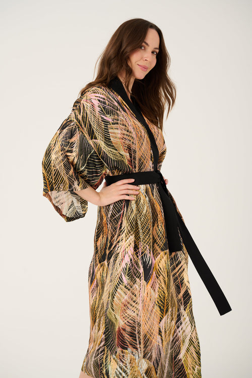 WOMEN'S KIMONO 'FLAMME' MADE OF VISCOSE