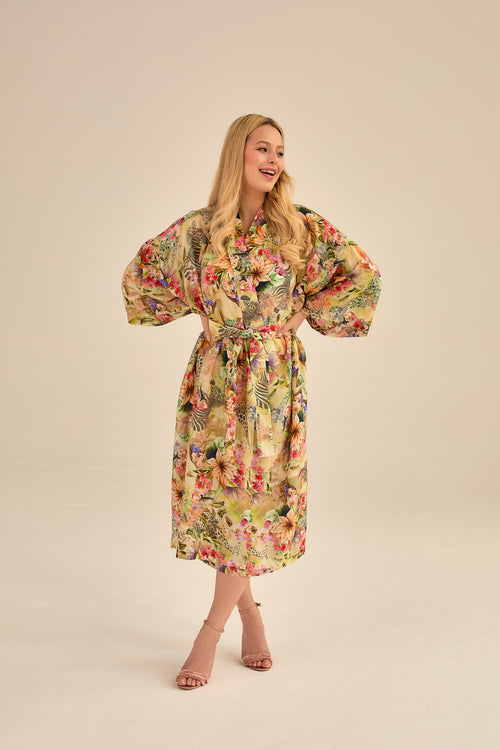 'BALI' SET KIMONO+SCRUNCHIEE