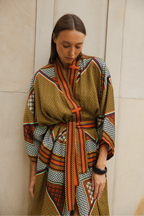 KIMONO DAMSKIE ‚NOMAD’ Z WISKOZY