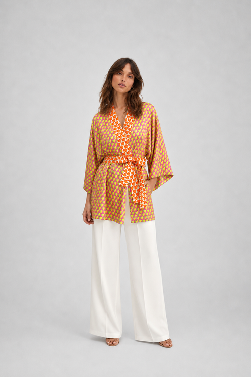 100% SILK 'L'AMOUR' KIMONO