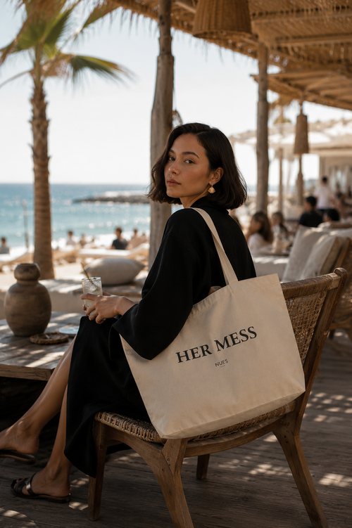 ‘HER MESS’  — DUŻA TORBA XXL TYPU SHOPER