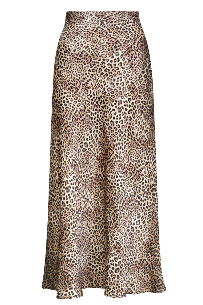 'FELINA' ANIMAL PRINT VISCOSE SKIRT