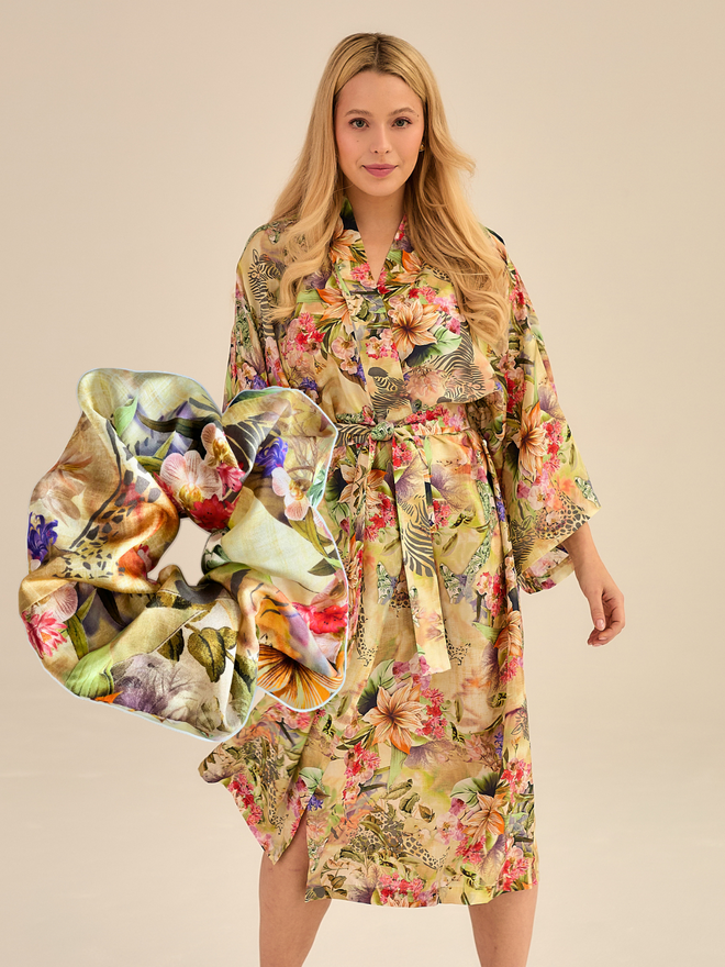 'BALI' SET KIMONO+SCRUNCHIE