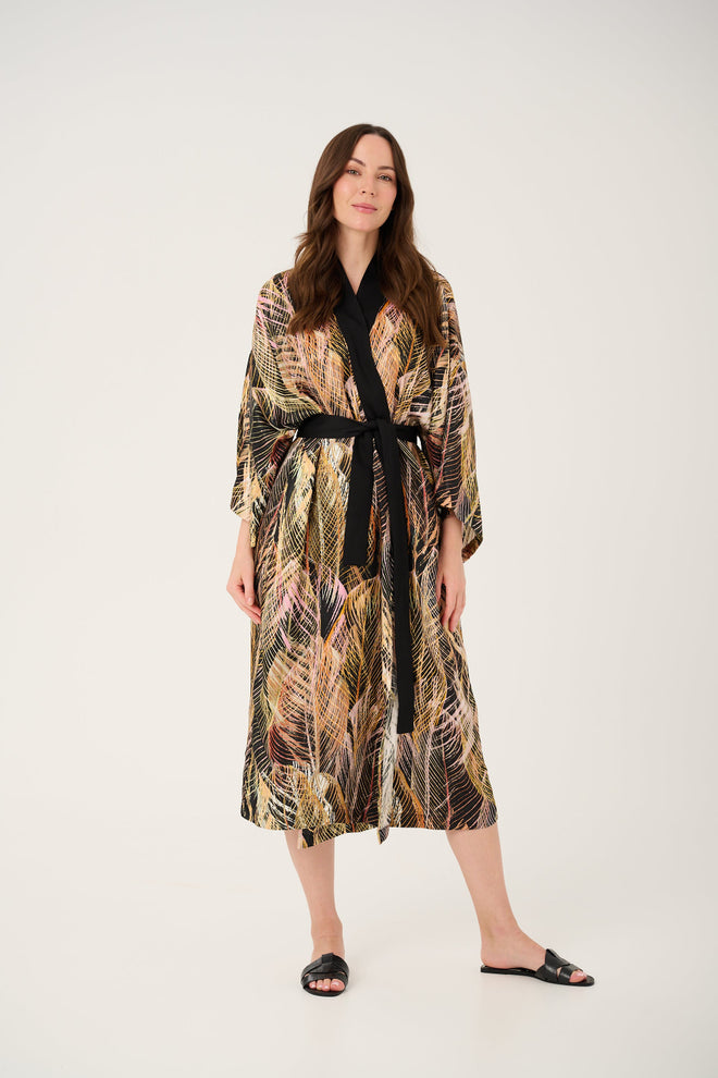 WOMEN'S KIMONO 'FLAMME' MADE OF VISCOSE