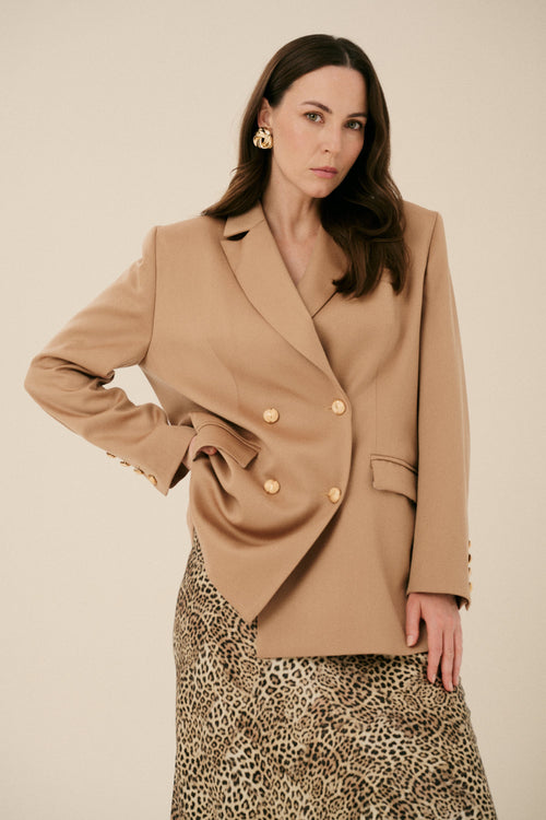 'FELINA' ANIMAL PRINT VISCOSE SKIRT