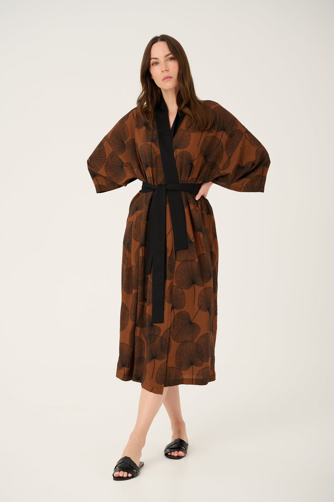 WOMEN'S VISCOSE 'VENT' KIMONO
