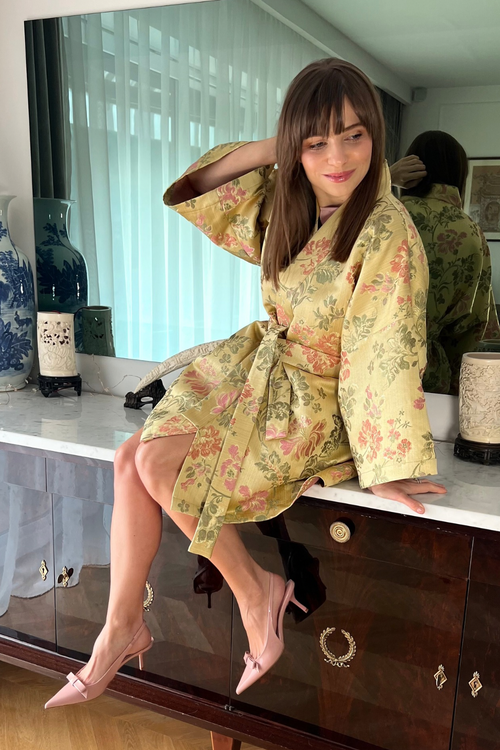 KIMONO ŻAKARDOWE ‚OPERA GLAM'