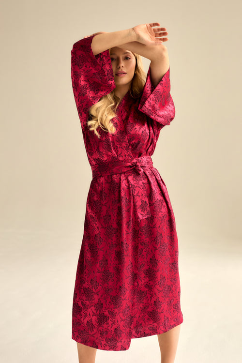 KIMONO 'I'M NOT YOUR GEISHA' FUCHSIA