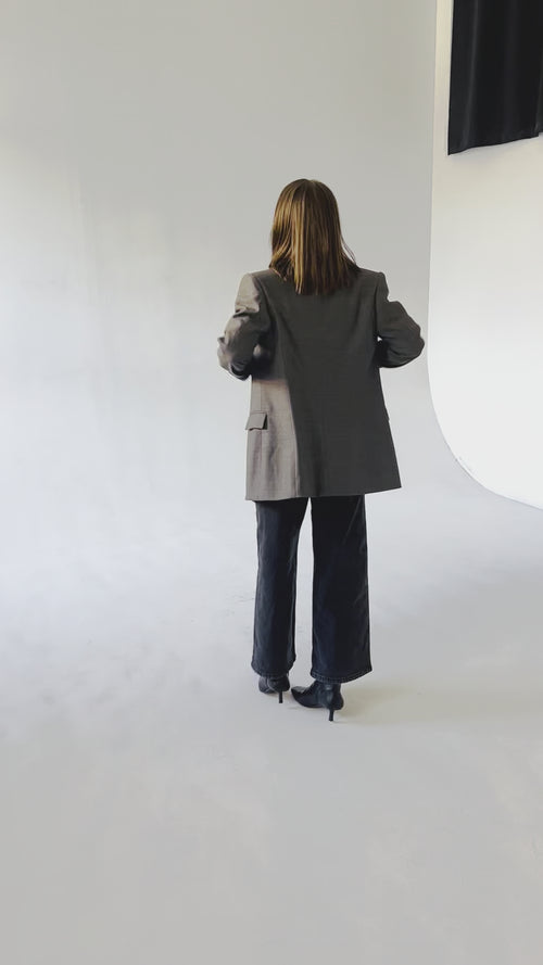 WOOL JACKET WITH SILK LINING "SANDRA"